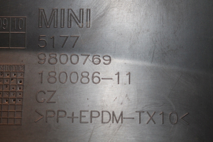 фото №9, Молдинг крыла задняя правая левая mini r60 51779800770 51779800769