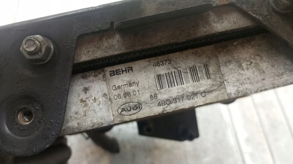 фото №5, Радиатор коробки передач audi a6 avant 4b5, c5 4b0317021c 1.9l дизель