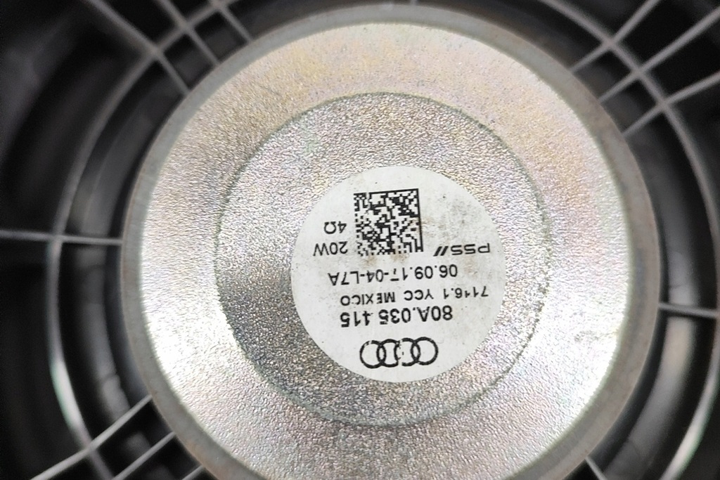 фото №7, Audi q5 fy передний правый динамик дверной 80a035415 2.0 бензин 185kw 2017