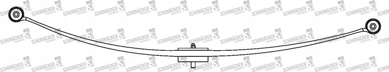 фото №1, Рессора iveco schomäcker 67306000, o.e. 504087351