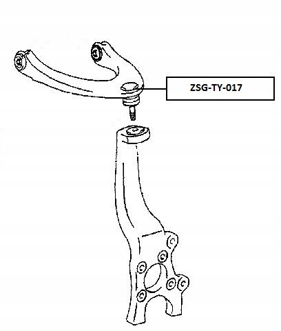 фото №15, Шарова опора важеля lexus is250/350 05- передній нижній