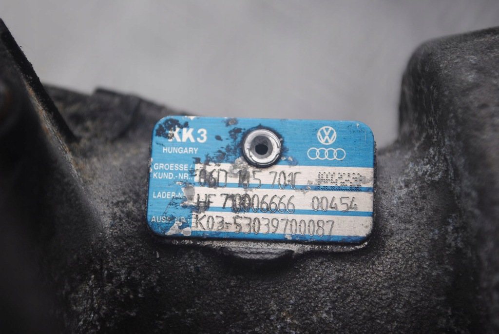 фото №6, Турбонагнітач turbo audi a4 b7 2.0 tfsi bgb