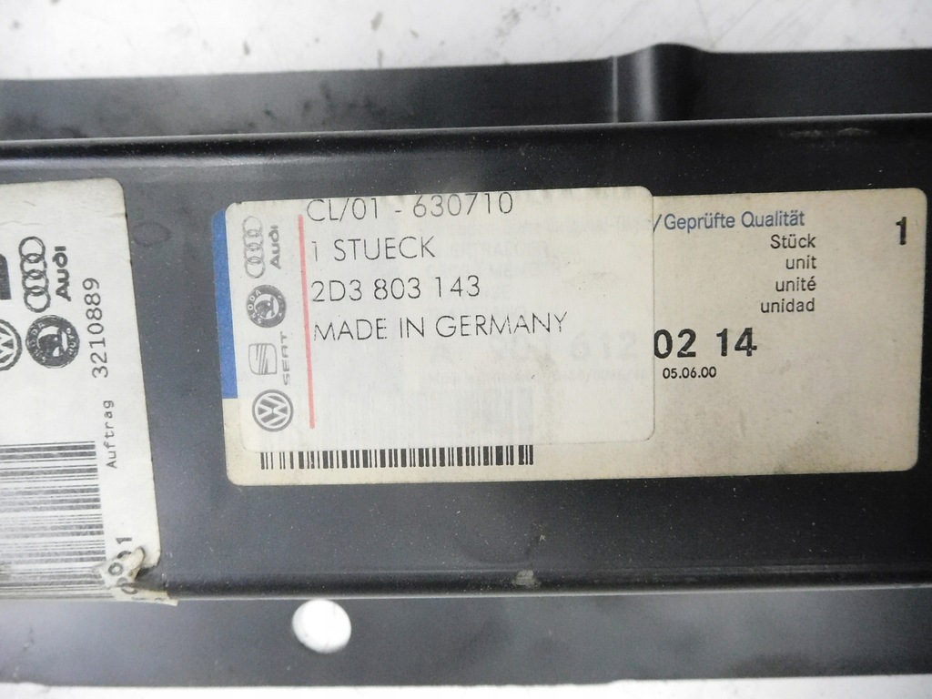 фото №7, Підсилювач плита нижній vw lt 4x4 05- 2d3803143