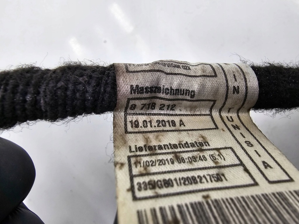 фото №9, Bmw 3 g20 g21 2019 джгут трубопровід двері передніх