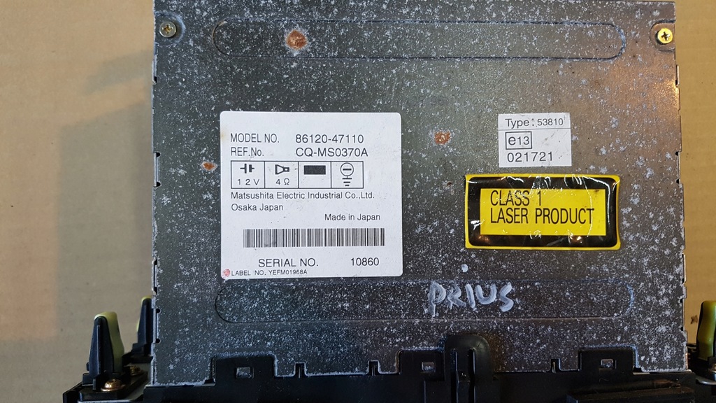 фото №3, Toyota prius 03-09 радіо jbl