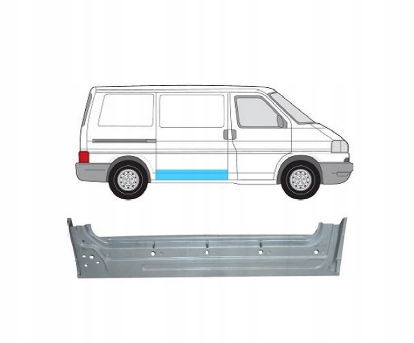 фото №1, Ремкомплект дверь do vw transporter t4 1990-2003 klokkerholm