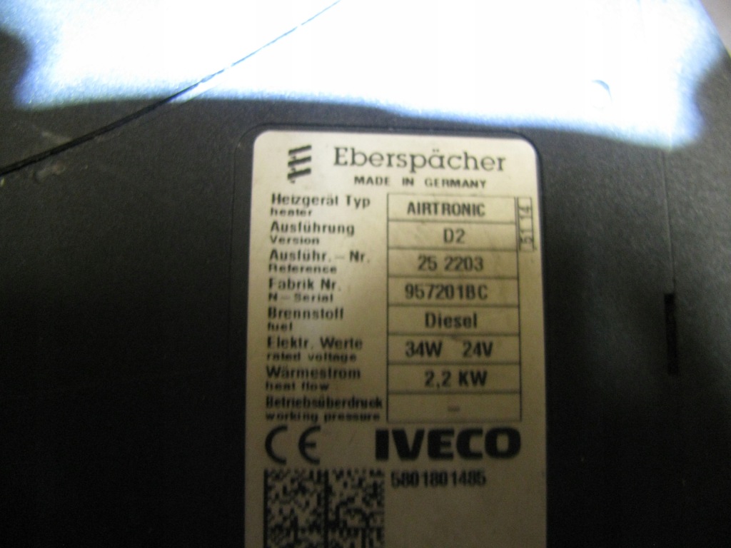 фото №3, Обогреватель стояночный webasto iveco
