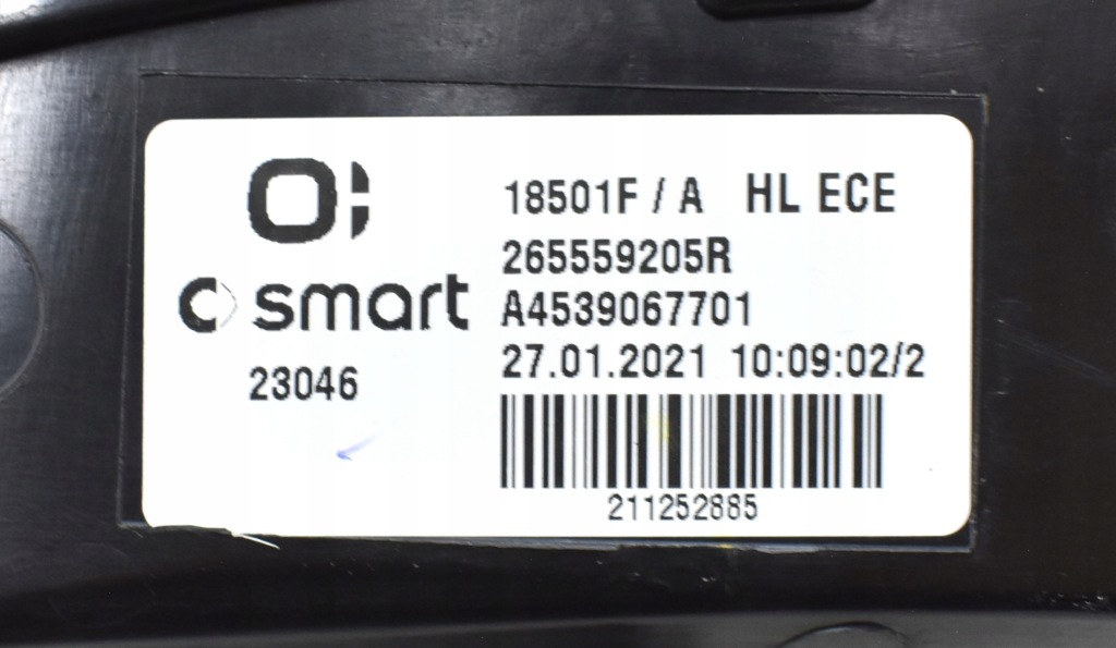 Smart forfour a453 w453 рестайлинг  фара левая задний  задняя led оригинал  европа  a4539067701 Недорого