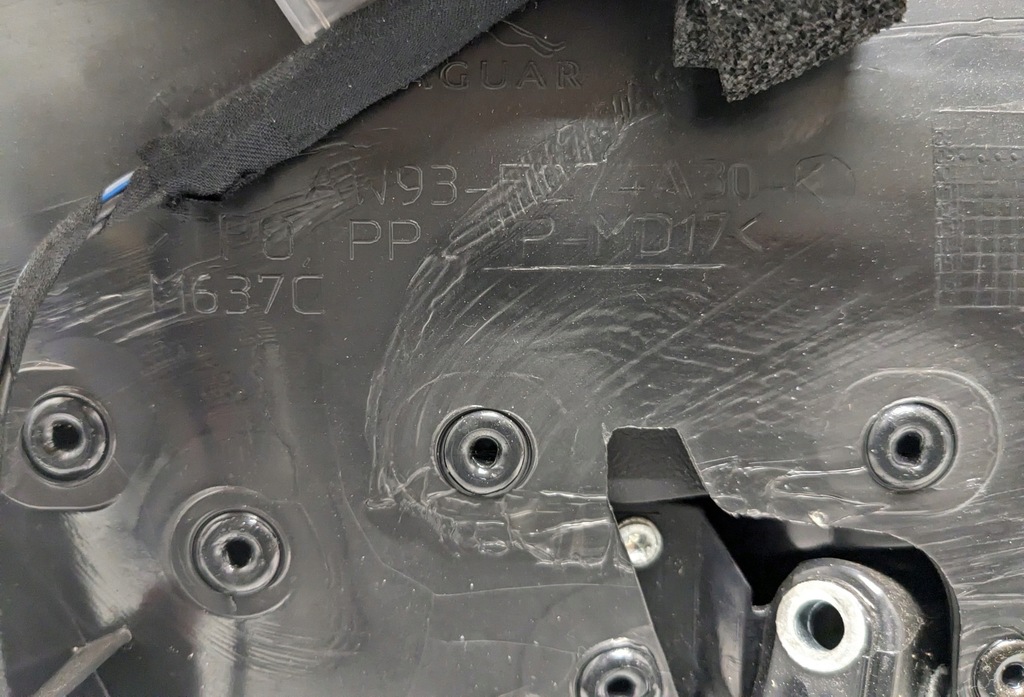 фото №12, Оббивка обшивка dekor двері права правий задня jaguar xj x351 09-16r xjl long