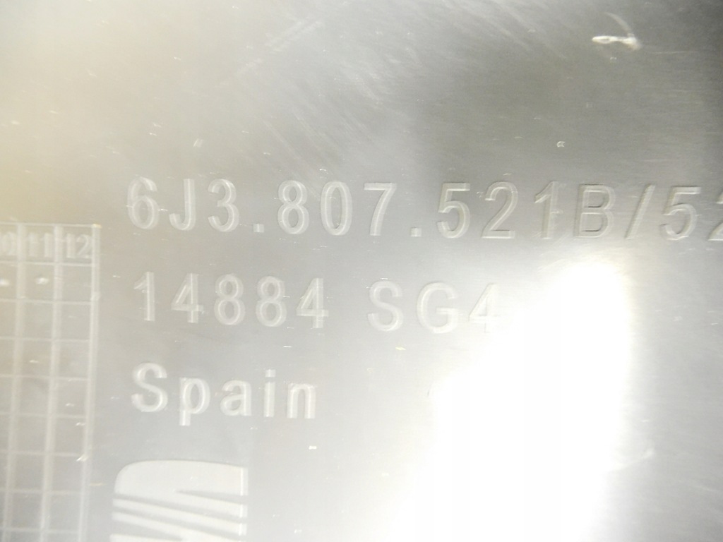 фото №8, Спойлер бампера задня seat ibiza 09-15 6j3807434c