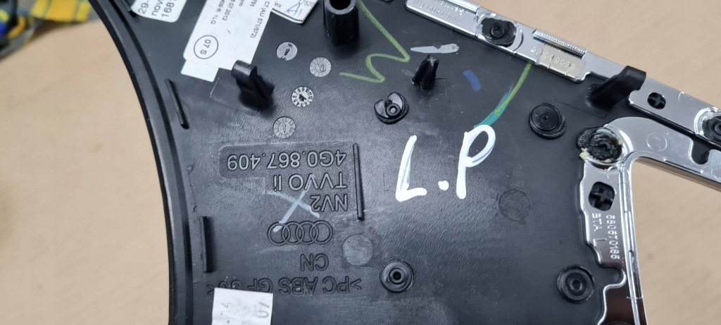 фото №14, A6 c7 4g dekor захист накладка двері piano лівий перед 4g0867409r