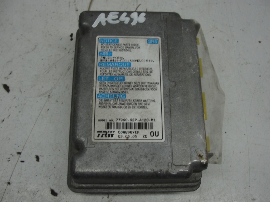 фото №1, Модуль подушка безопасности acura tl 3.2 v6 04-08r