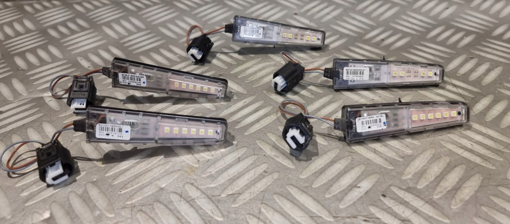 фото №8, Bmw 5 e60 e61 6 e63 e64 led лівий дзеркало lewego підсвітка led 6913277