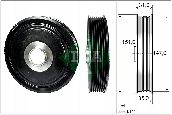 фото №2, Шків колінчастого вала колінчастого nissan interstar primastar renault master
