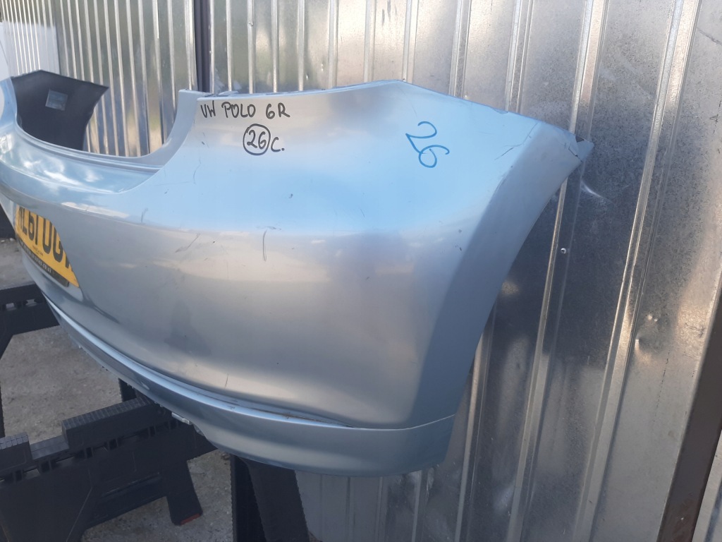 фото №11, Бампер задній vw polo 6r v 5 2007-2014 5 двері лак ld5m r-line