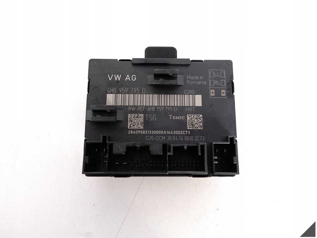 фото №1, Audi a8 s8 4h0 d4 13-17 lift модуль двері задня 4h0959795d r=l