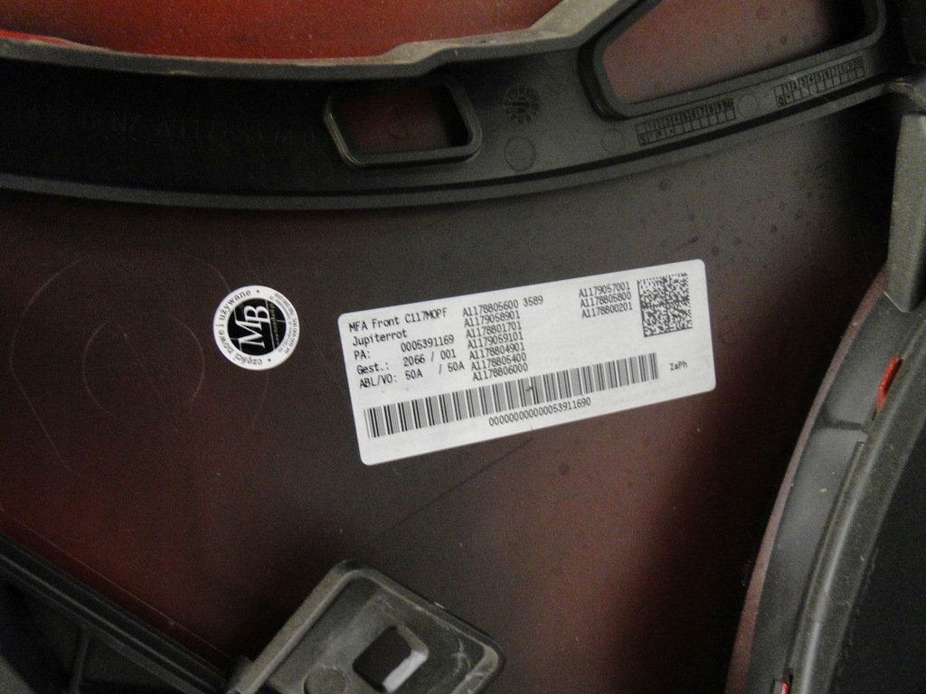 фото №15, Mercedes бампер передний amg bez датчиков pts cla 117 c117 x117 w117