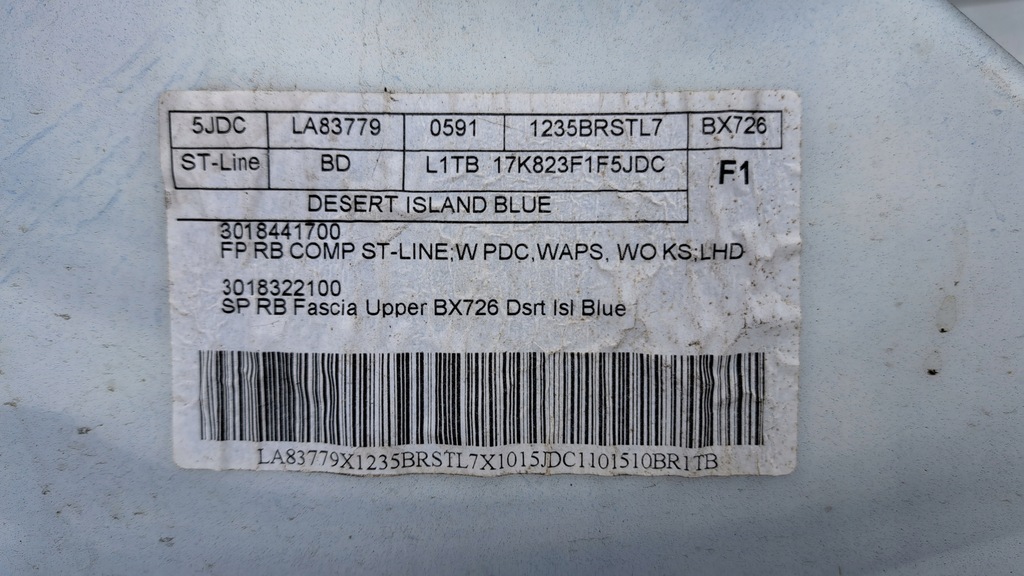 фото №14, Ford puma mk2 st-line бампер задня 6x pdc