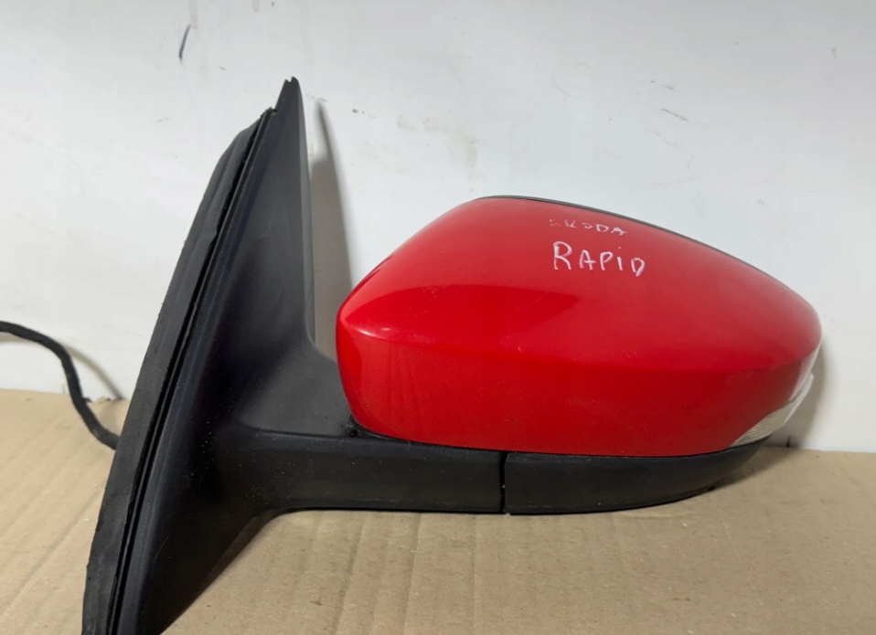 фото №1, Зеркало левая skoda rapid ii 6pin 5jb857407k