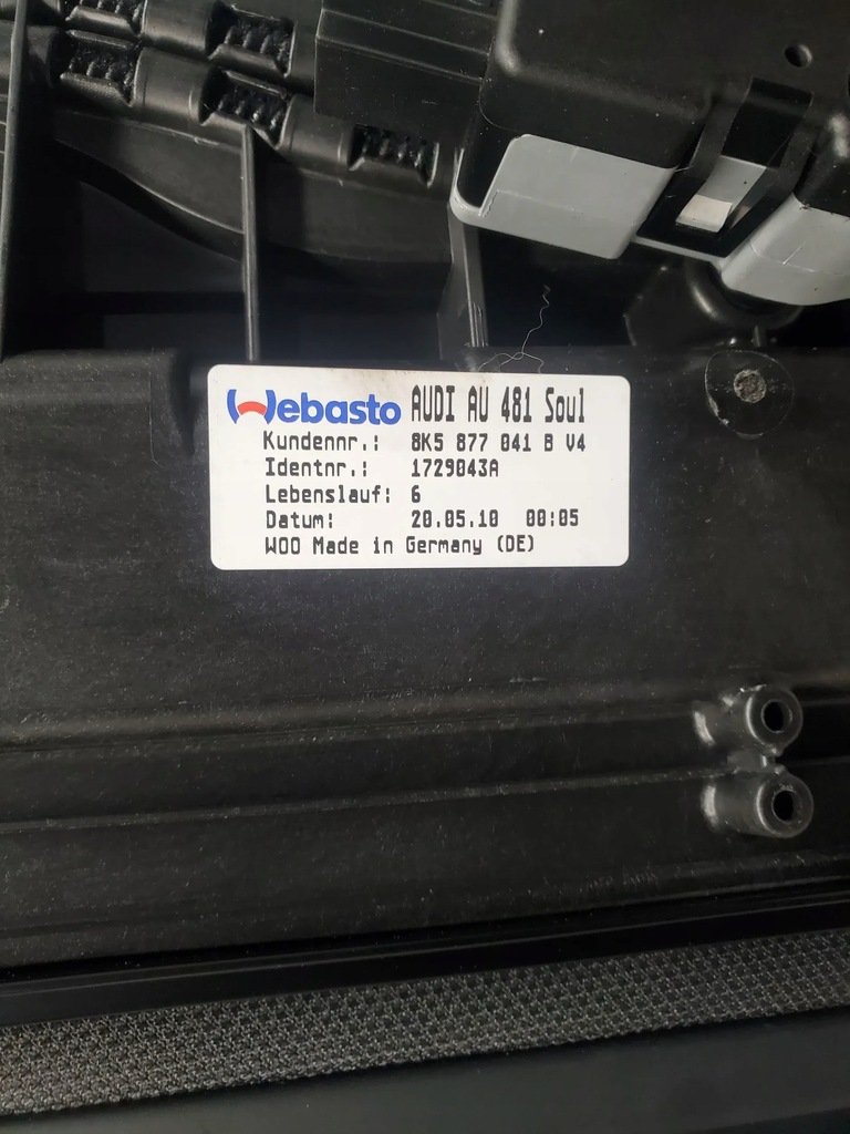 фото №7, Audi a4 s4 b8 8k 8k5877041b люк