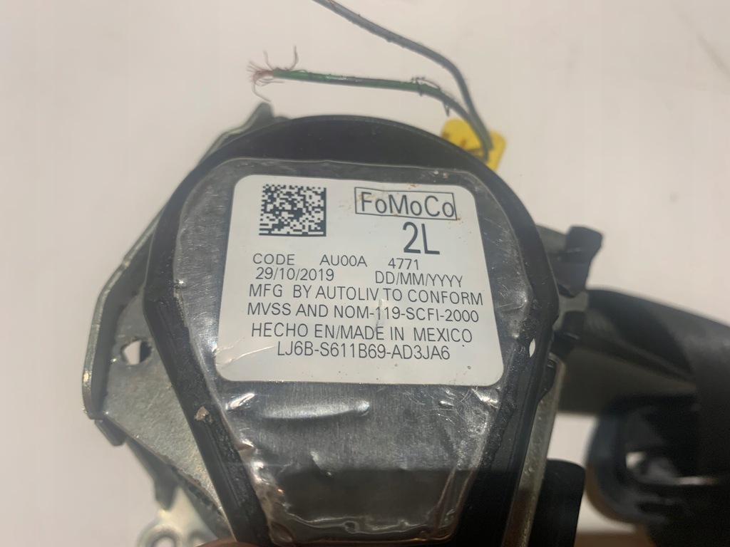 фото №6, Ford escape mk4 pas безпеки задній задня лівий оригінал usa