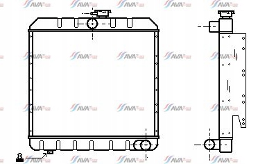 фото №3, Радиатор land rover 88 land rover 109 2.3 2.3 d 577609 rro17 rro22 nowa !