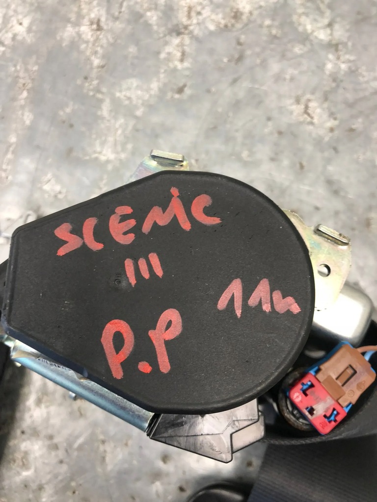 фото №4, Pas безопасности правый перед renault scenic iii 868840015r