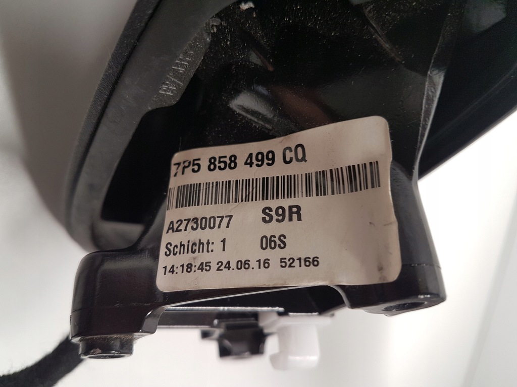 фото №7, Porsche cayenne 7p5 lift дзеркало ліва 13 pin асистент uk 14-17