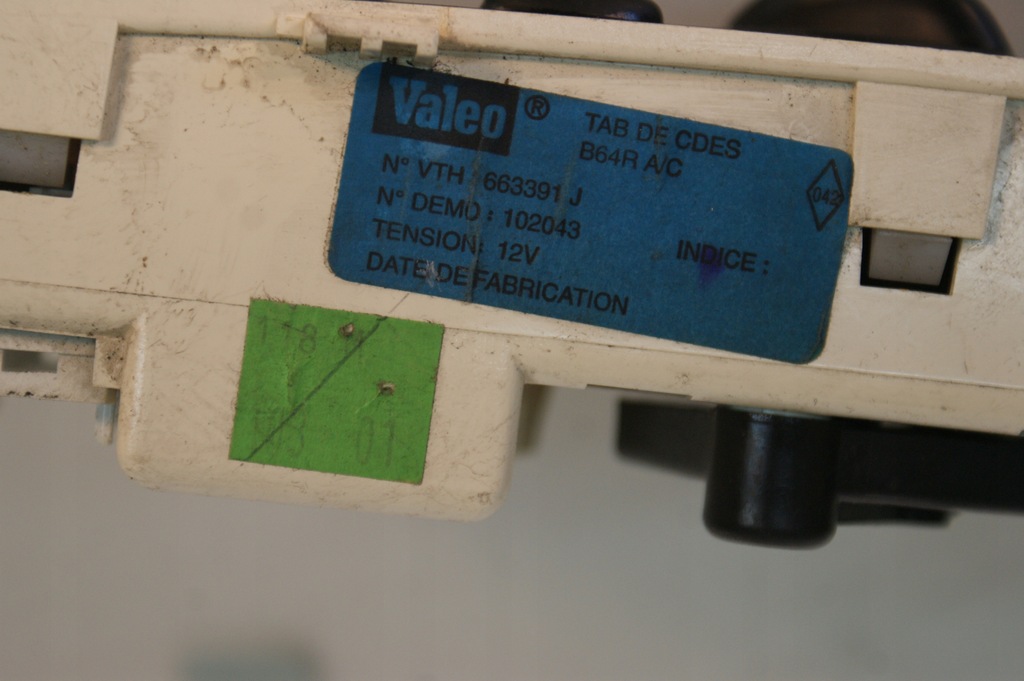 фото №9, Панель управление обдув кондиционера megane i