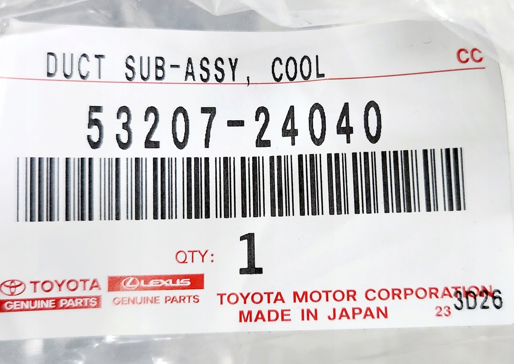 фото №10, Впуск воздуха бампер туннель канал правый lexus rc-f gs-f rc f gs f новый оригинальный номер