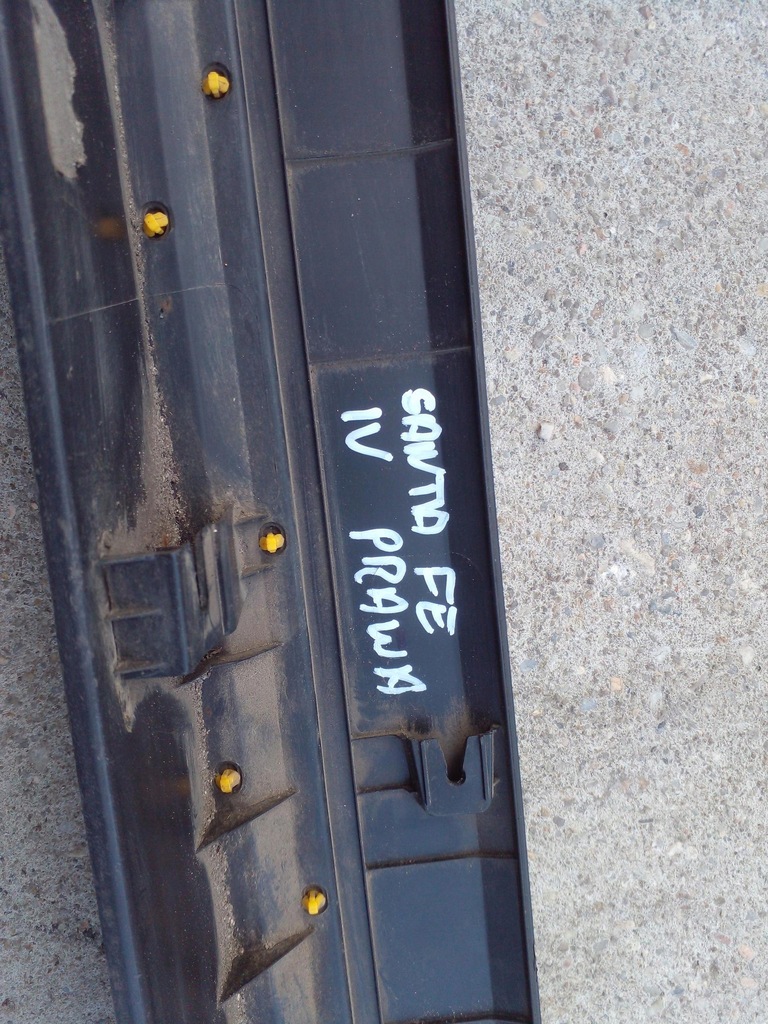 фото №9, Молдинг порог правая hyundai santa fe iv 18-