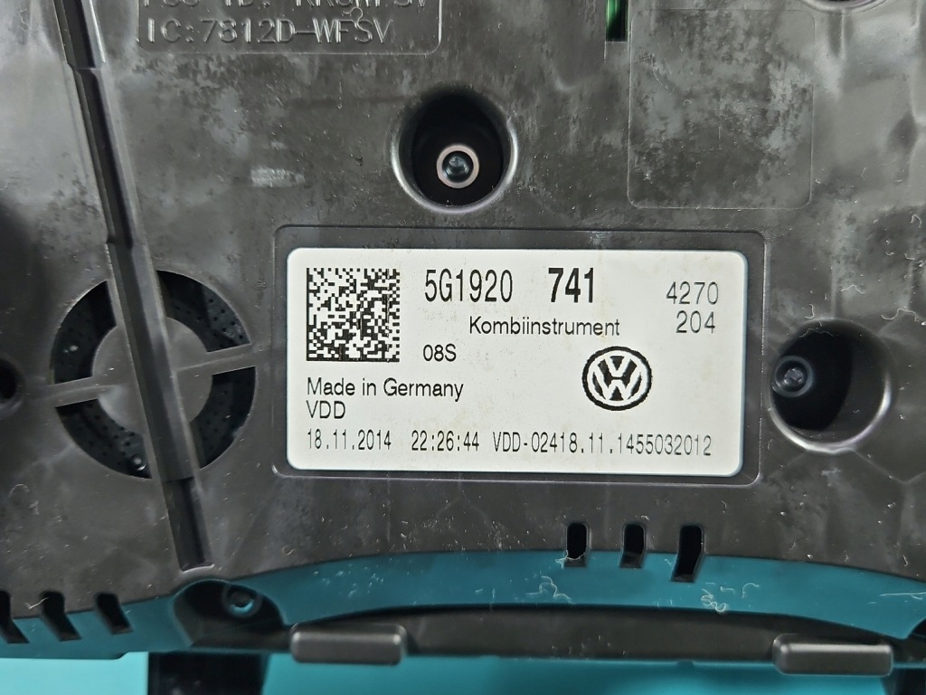 фото №7, Счетчик vw golf vii 5g1920741 1.6 tdi europa