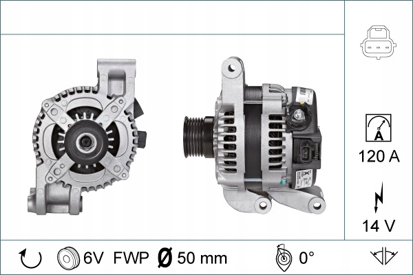 Ford focus mk2 c-max 1.8 2.0 volvo генератор 120a Доставка