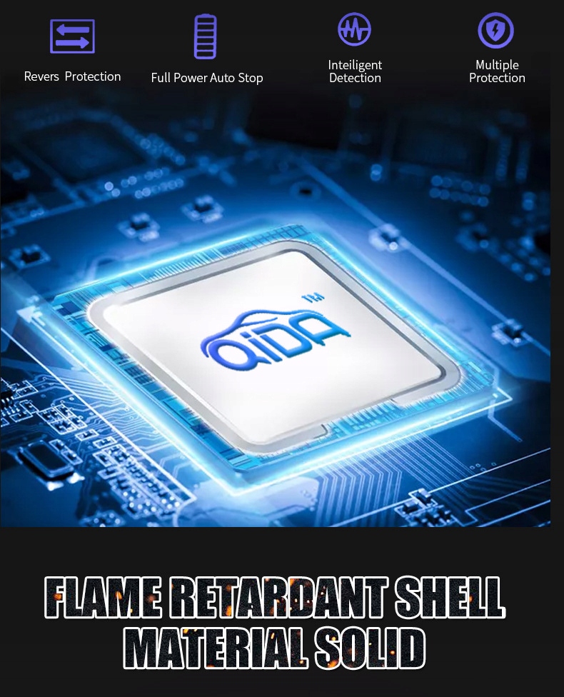 фото №10, Зарядний пристрій акумуляторів автомобільних 12v-24v w pełni автоматична 12v 10a цифровий зарядний пристрій автомобільна