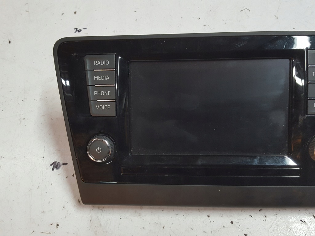 фото №3, Skoda rapid 12-17r дисплей радио навигации 5ja919604a