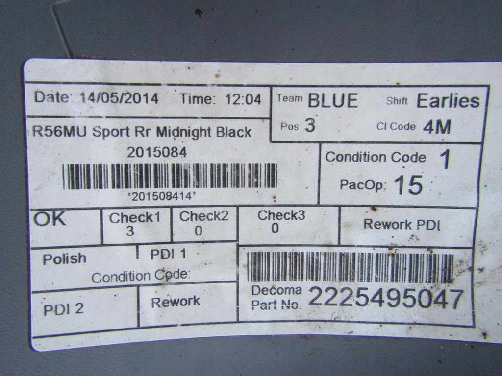 фото №3, Mini cooper s r56 r57 lift бампер перед задняя 7260588