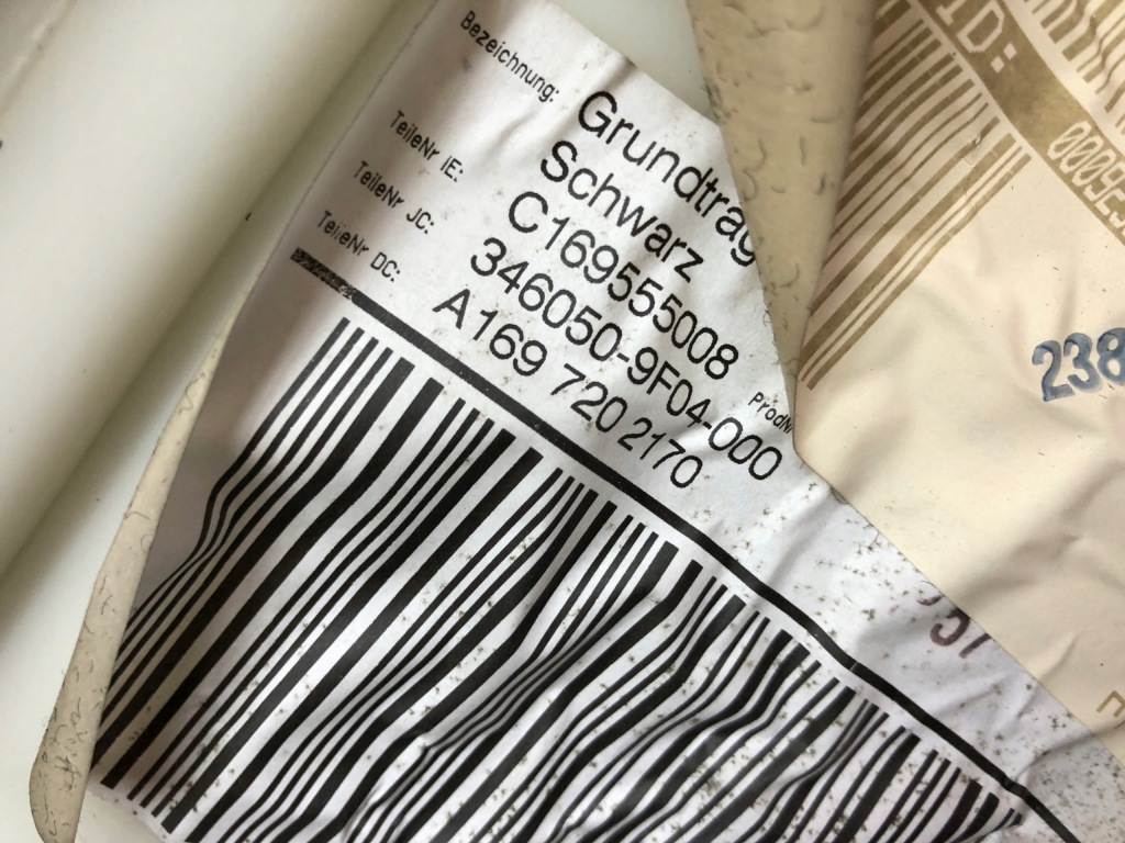 Mercedes w169 a200 cdi 3d обшивка обивка дверь левый перед левая передняя Недорого