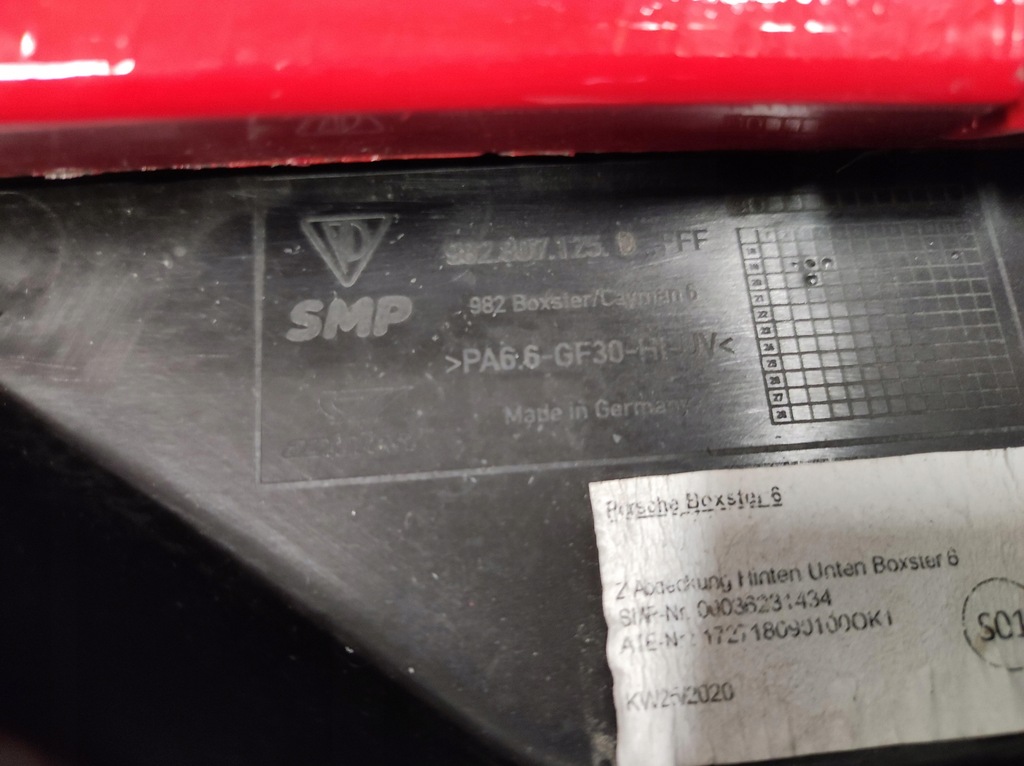 фото №16, Бампер задня porsche cayman 718 gts boxster 982 982807421 982807125d