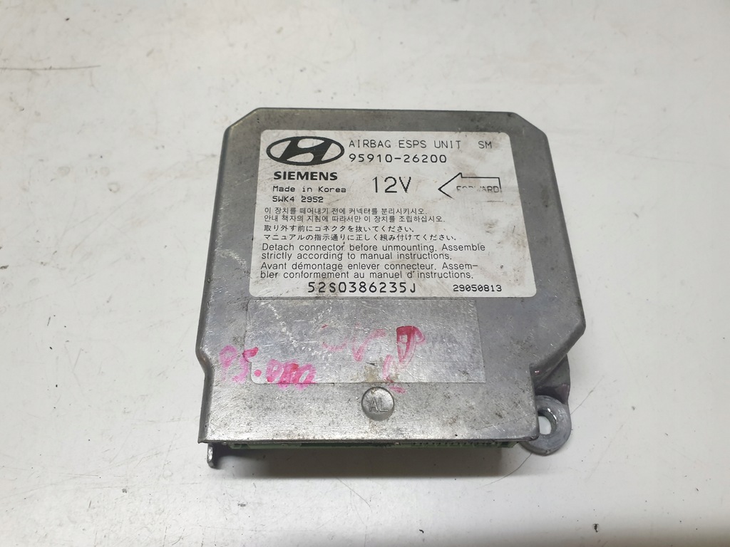 фото №1, Модуль датчик подушка безпеки hyundai santa fe 95910-26200