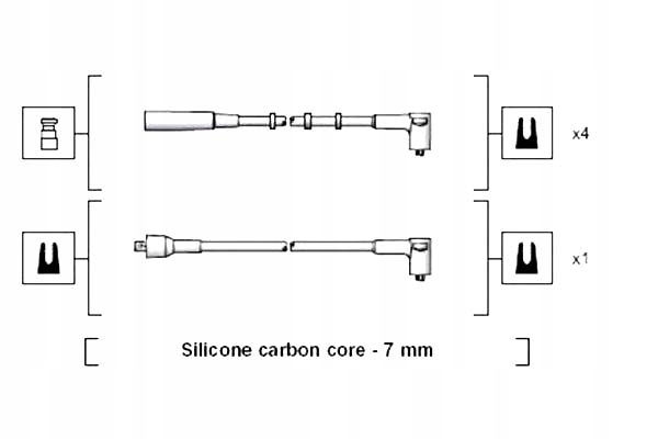 фото №1, Набор трубопровод зажигания magneti marelli 941318111212