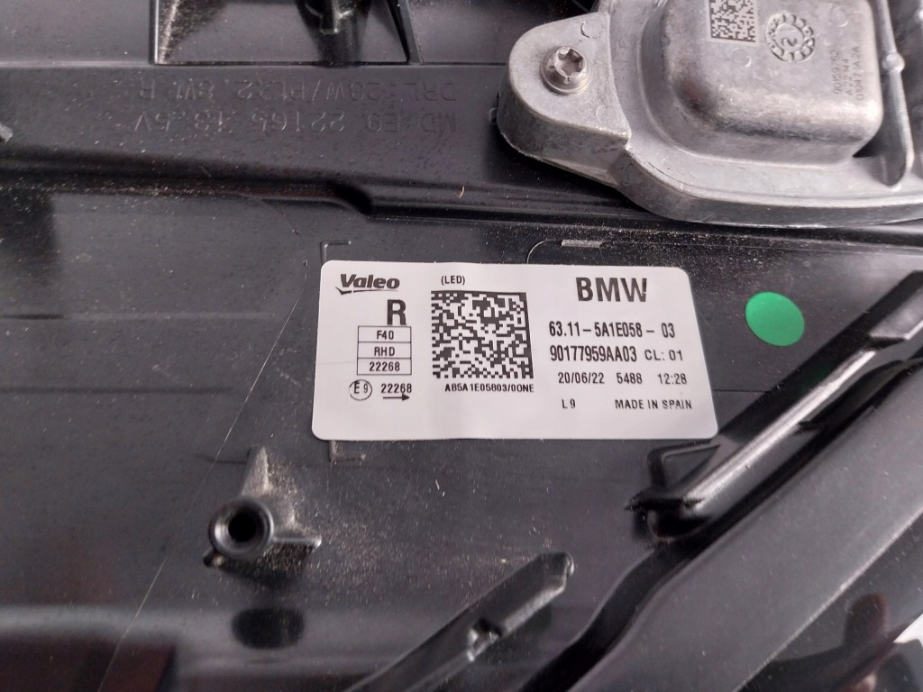 Bmw 1 f40 лампа led перед правая левая rhd uk nowa Недорого