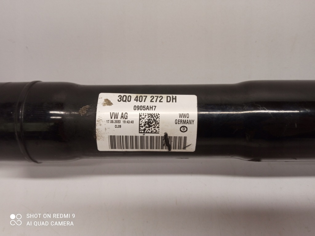 фото №4, Приводной вал правая перед cupra formentor 3q0407272dh