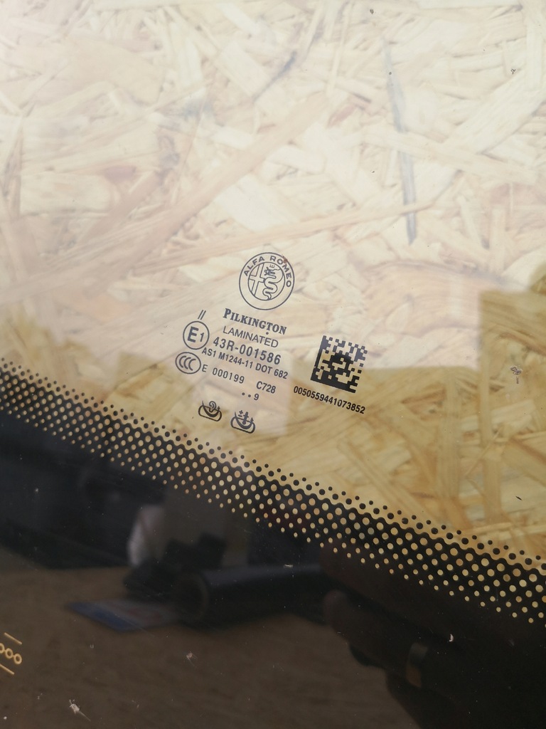 фото №12, Alfa romeo stelvio стекло лобовое стекло перед оригинал 2019