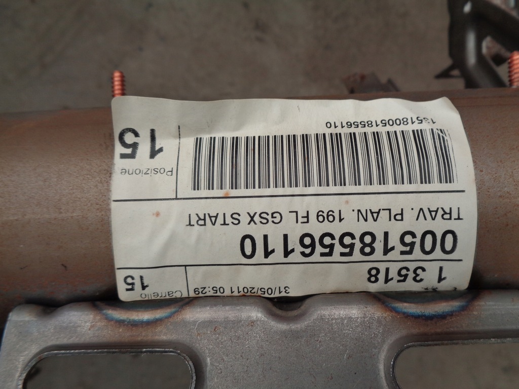 фото №9, Балка каркас панели консоли 51855611 fiat punto evo / 2012 europa eu