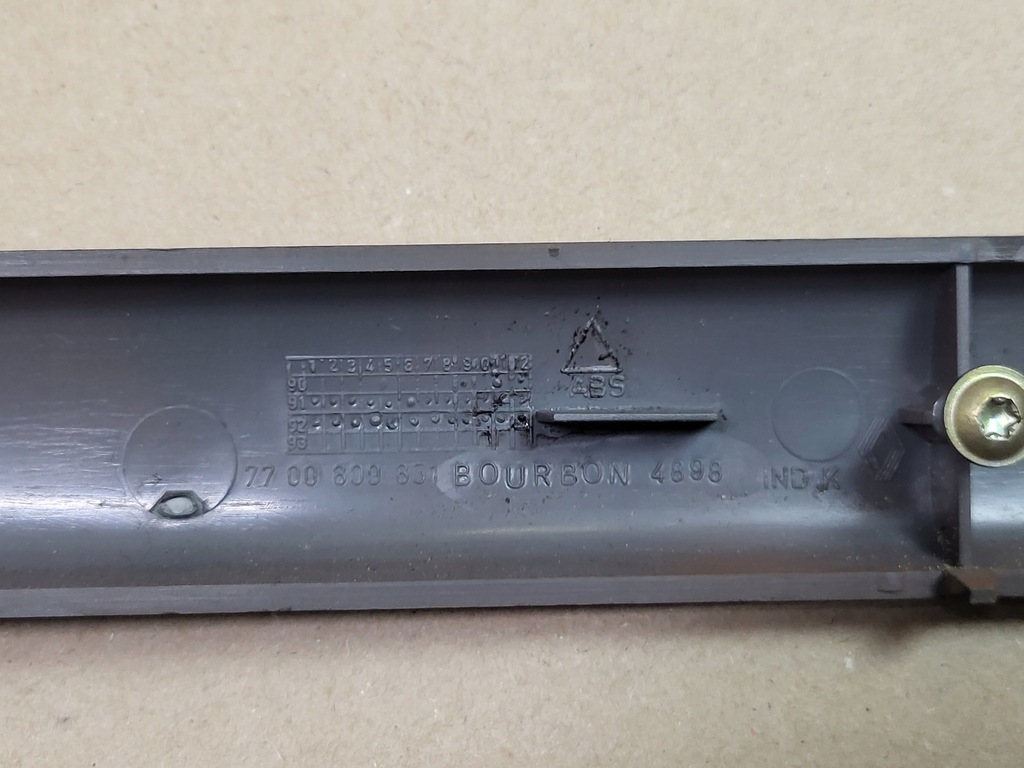 фото №9, Молдинг dekor консоли панели drewno bourbon renault safrane 7700809851 оригинальный номер eu