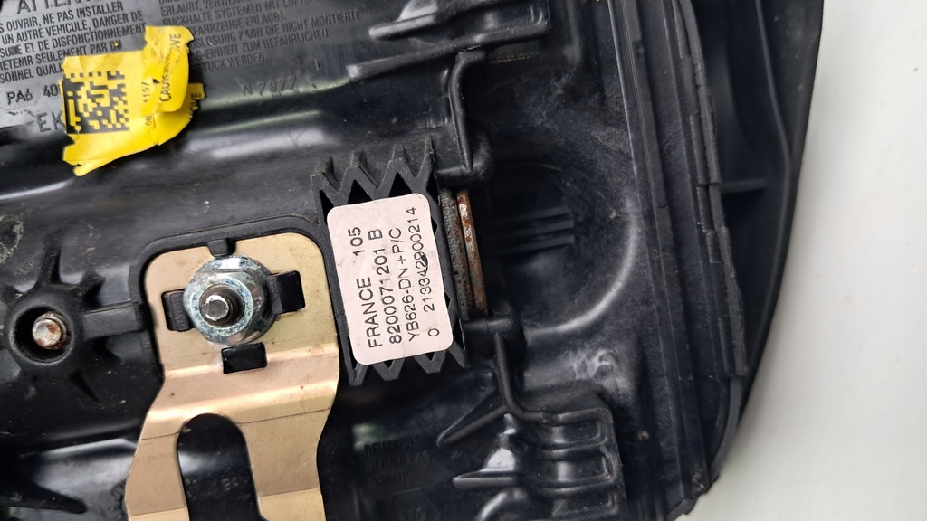 фото №3, Подушка подушка безпеки renault laguna ii 8200071201b