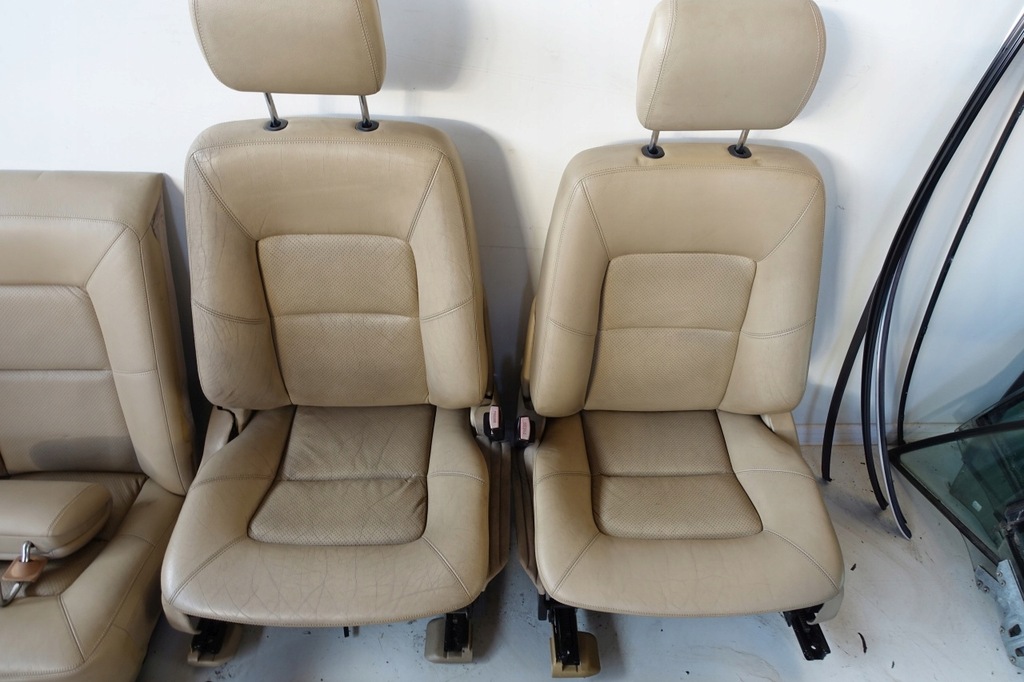 фото №5, Mercedes w140 cl coupe оббивка сидіння сидіння обшивки заднє сидіння