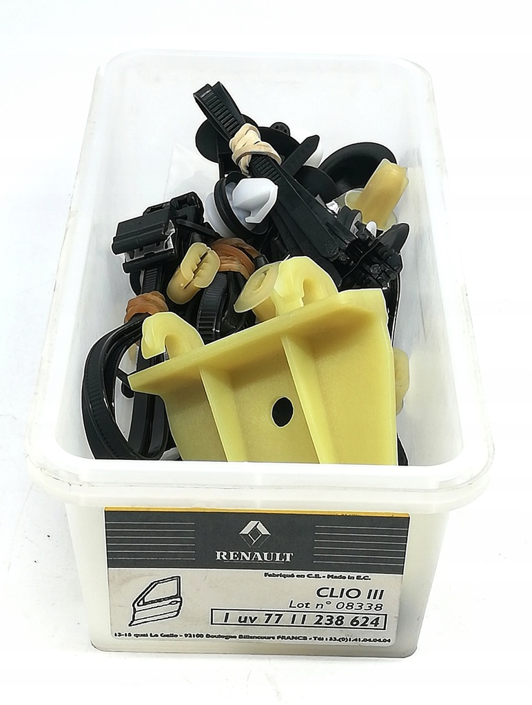 фото №1, Набор клипсы клипсов дверь renault clio iii 7711238624 oe!
