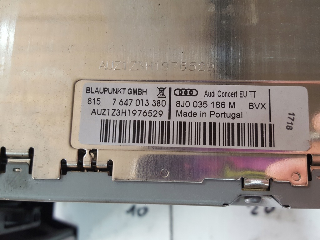 фото №4, Audi tt 8j 06-12r радио cd радиопроигрыватель concert