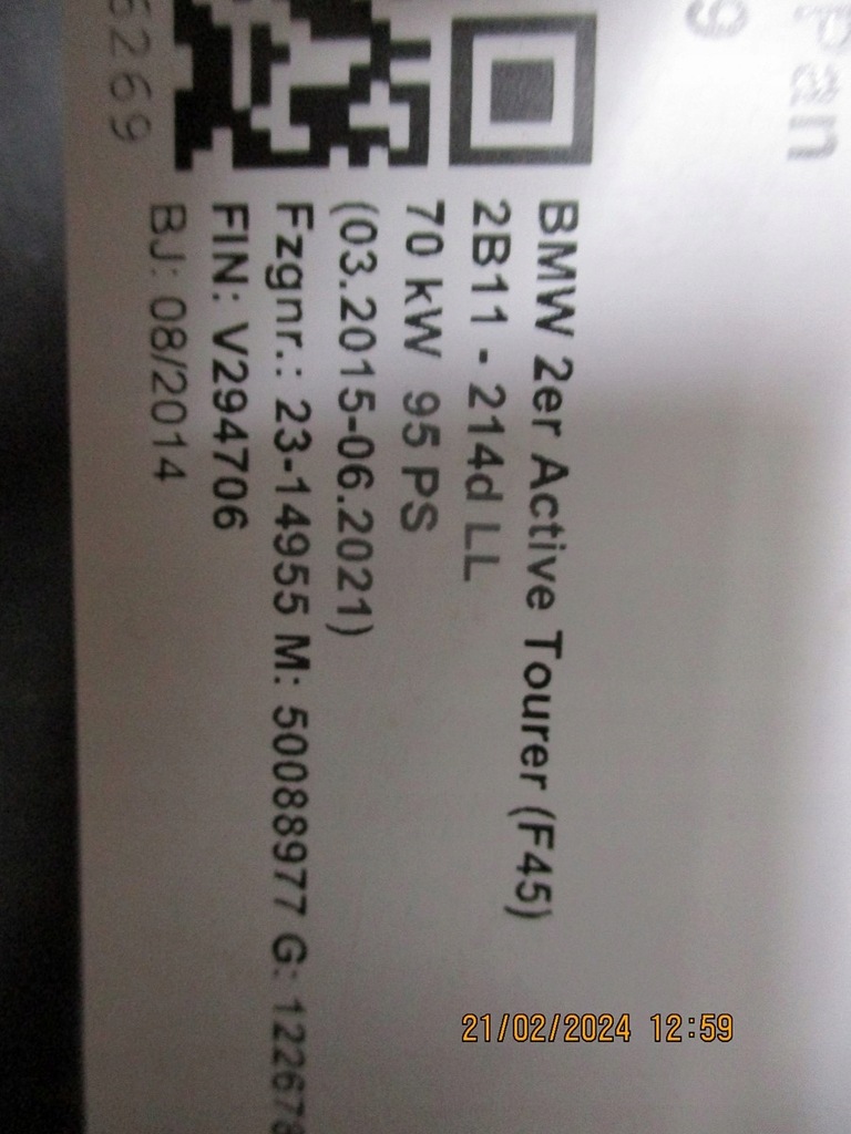 фото №7, Дах панорама bmw 2 f45